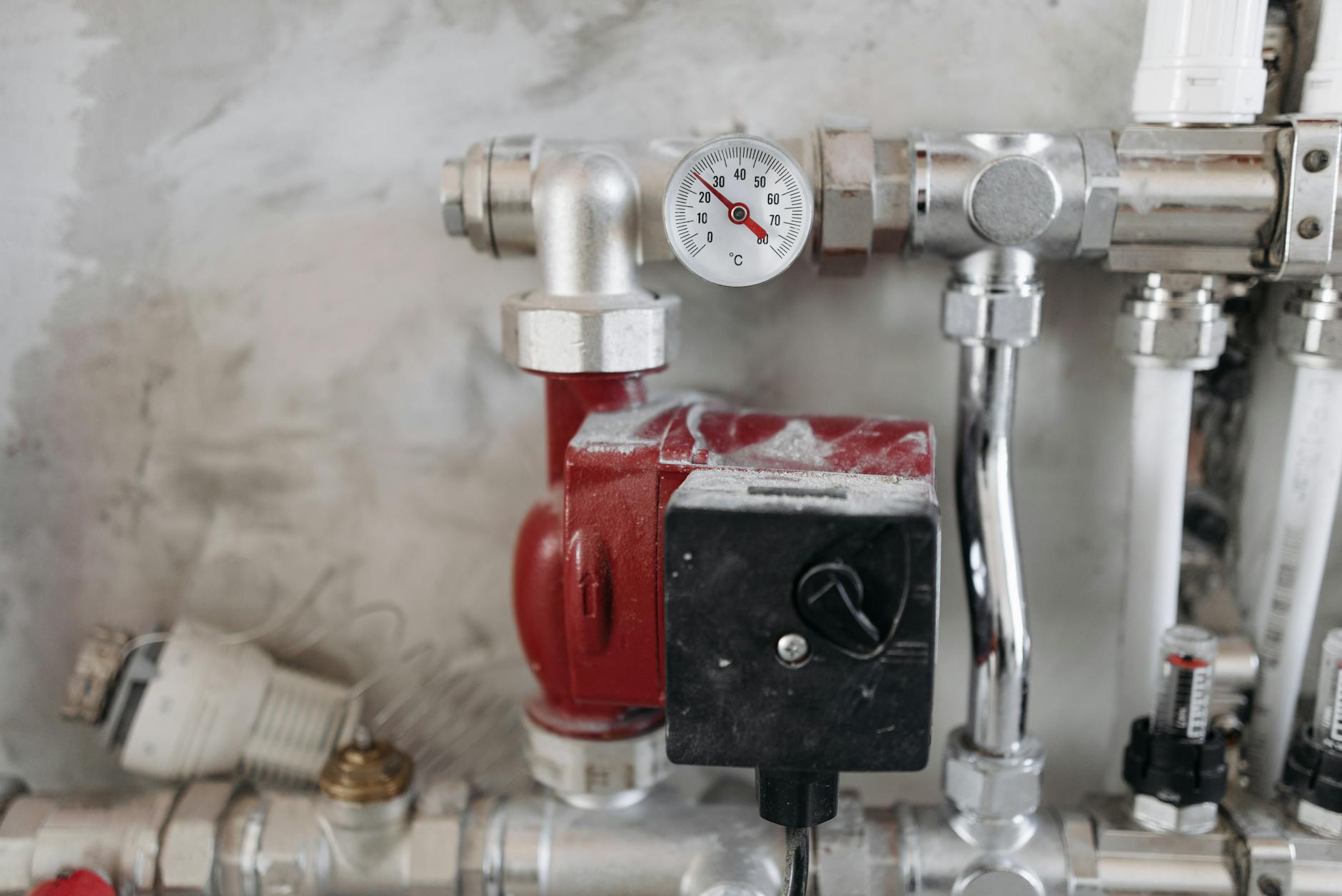 Sump pump installation in basement
